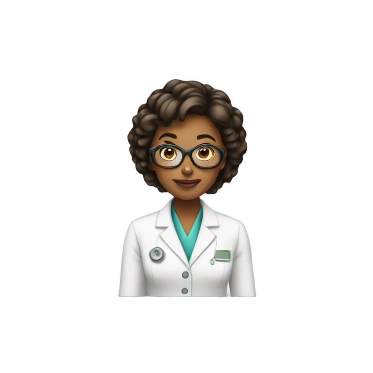 genmoji: Femme scientifique