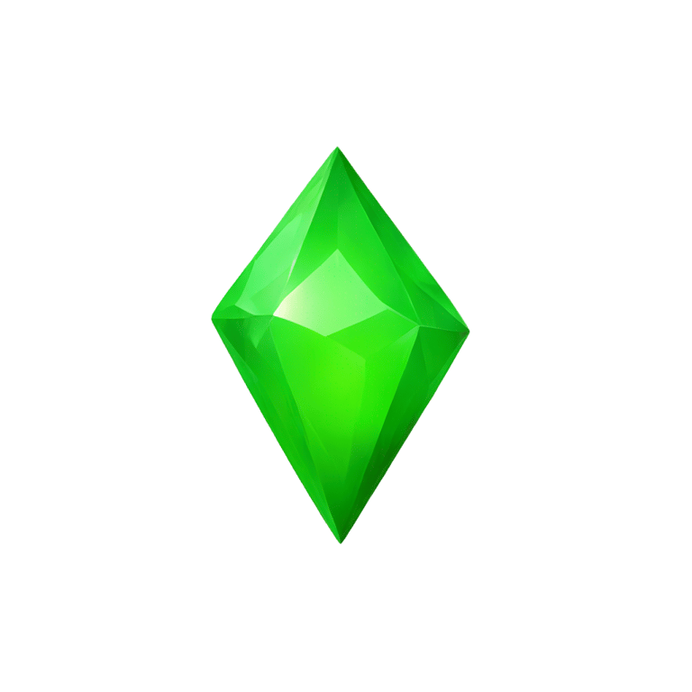 genmoji: Plumbob green