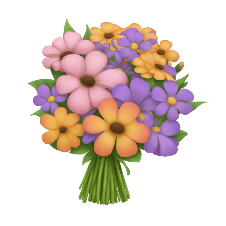 genmoji: big flower boquet