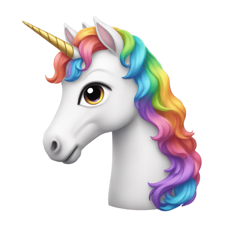 genmoji: Rainbow unicorn