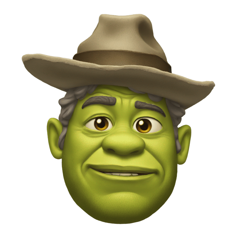 genmoji: pimp shrek