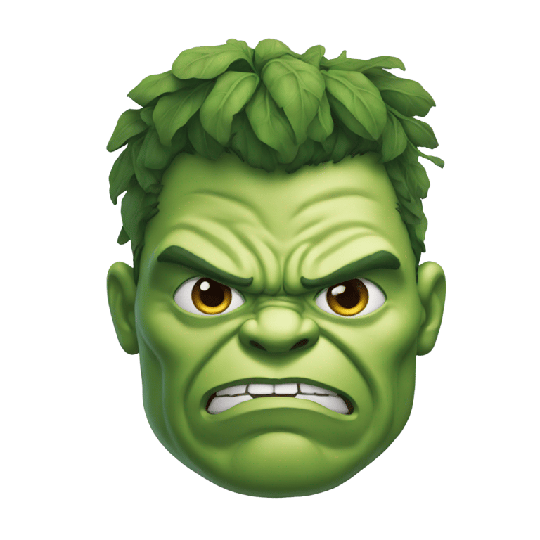 genmoji: Hulk eggplant