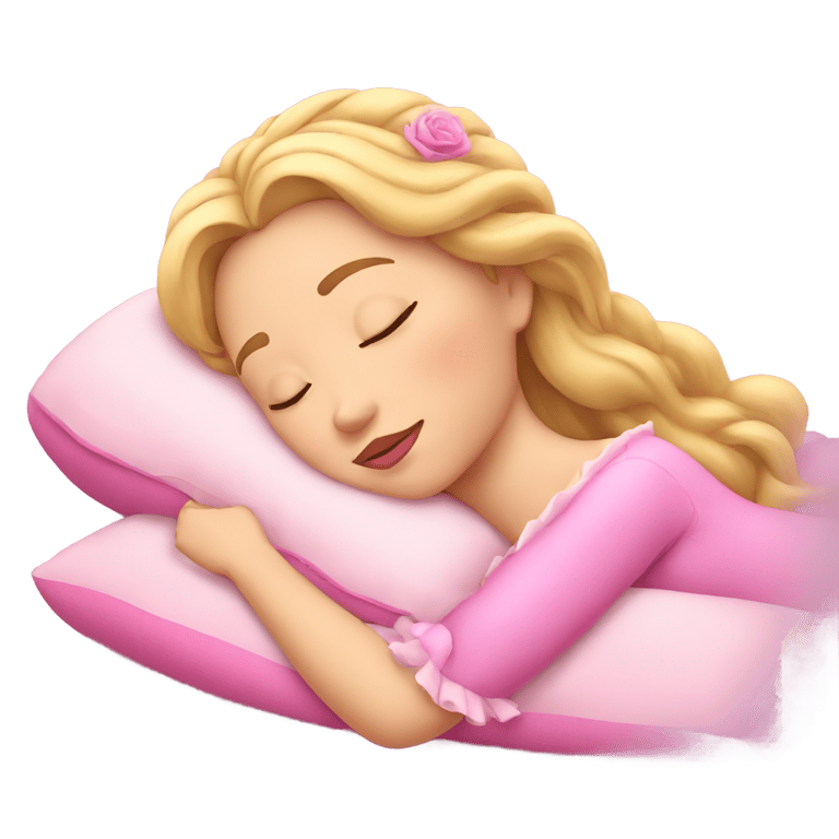 genmoji: sleeping beauty