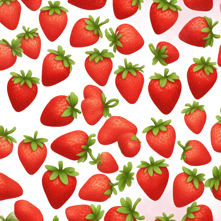 genmoji: Heart as a strawberry