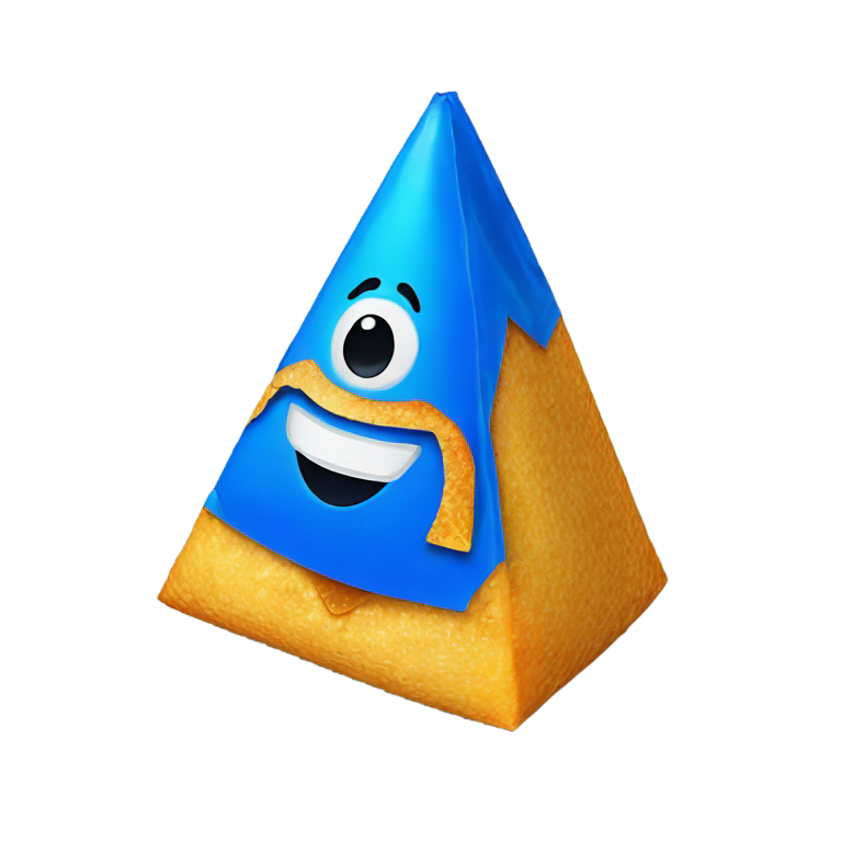 genmoji：巨型蓝色多力多滋