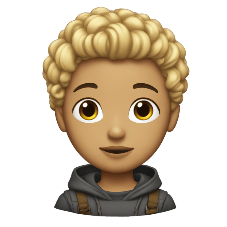 genmoji: Light skin baddie with huge gyatt