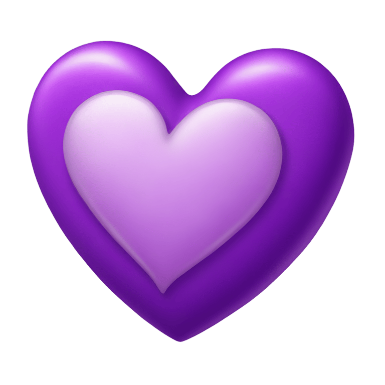 genmoji: Purple heart