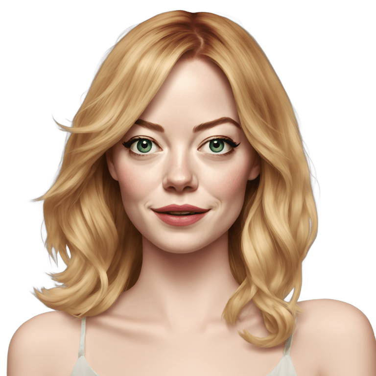 絵文字：emma stone intoxicated