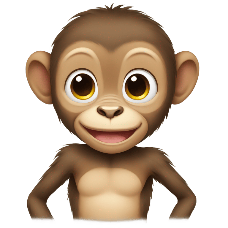 genmoji: baby monkey