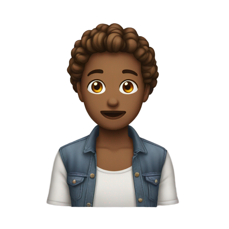 genmoji: 😩cet emoji mais qui se mord les lèvres