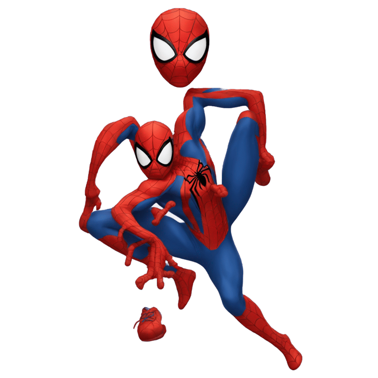 genmoji: Spider man boy with heels