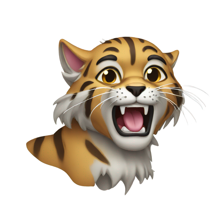 genmoji: Wildcat dripping