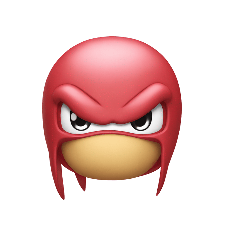 絵文字：Knuckles from sanic