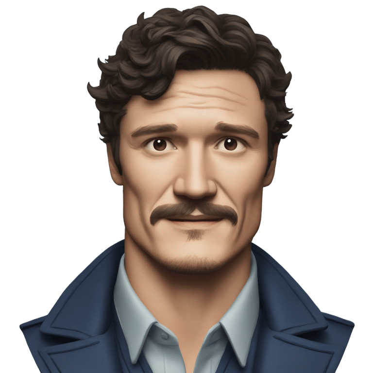 genmoji: Pedro Pascal Mr Fantastic