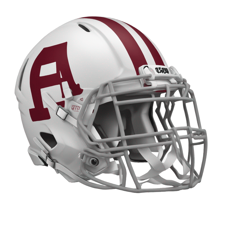 genmoji: Alabama football helmet