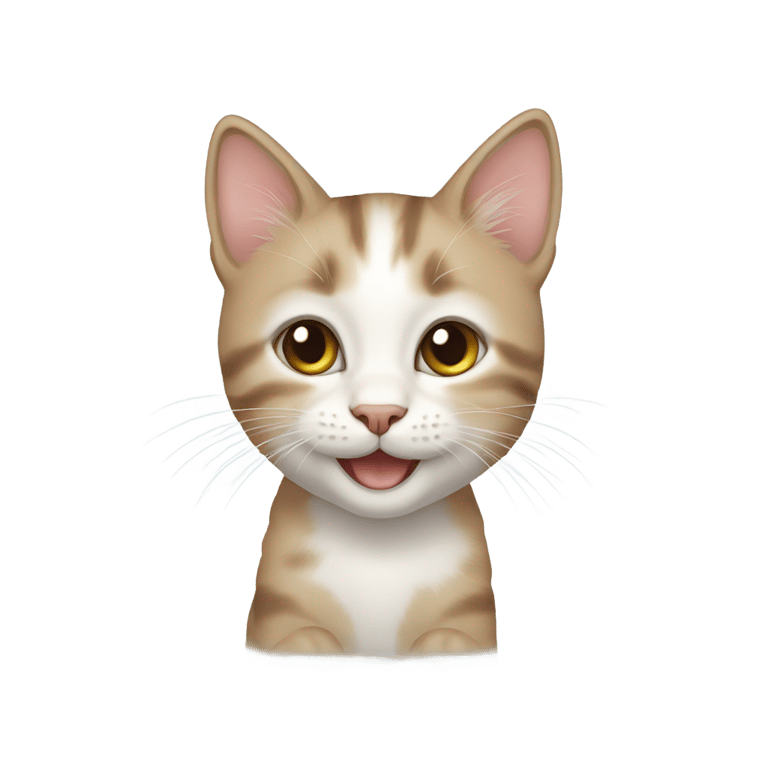 genmoji：快乐的小米猫