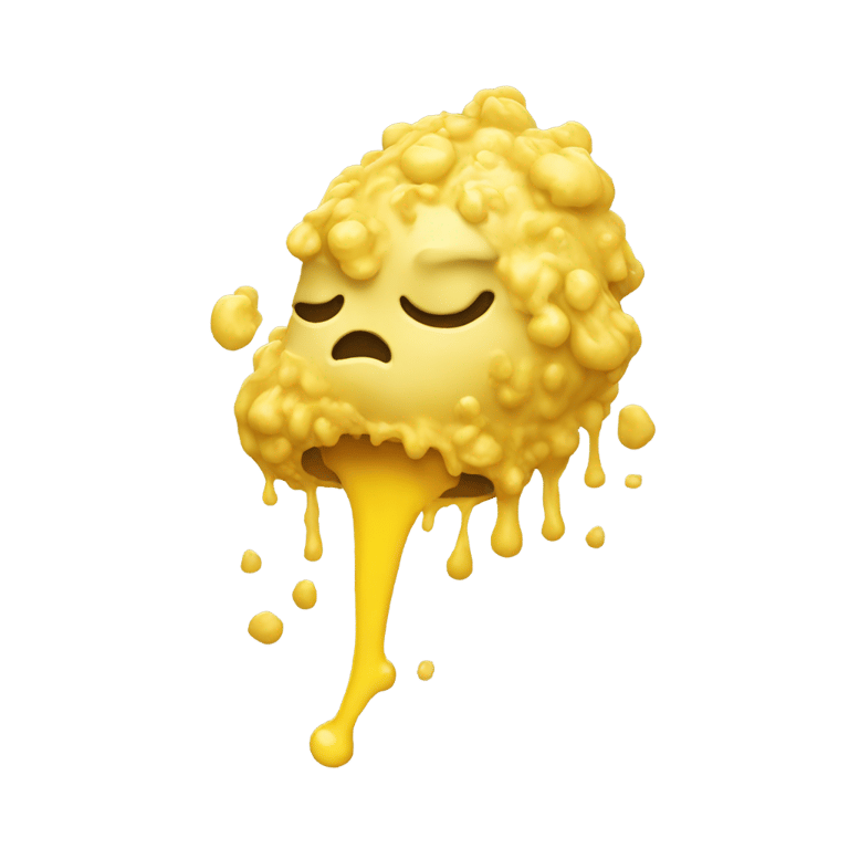 genmoji: yellow vomit