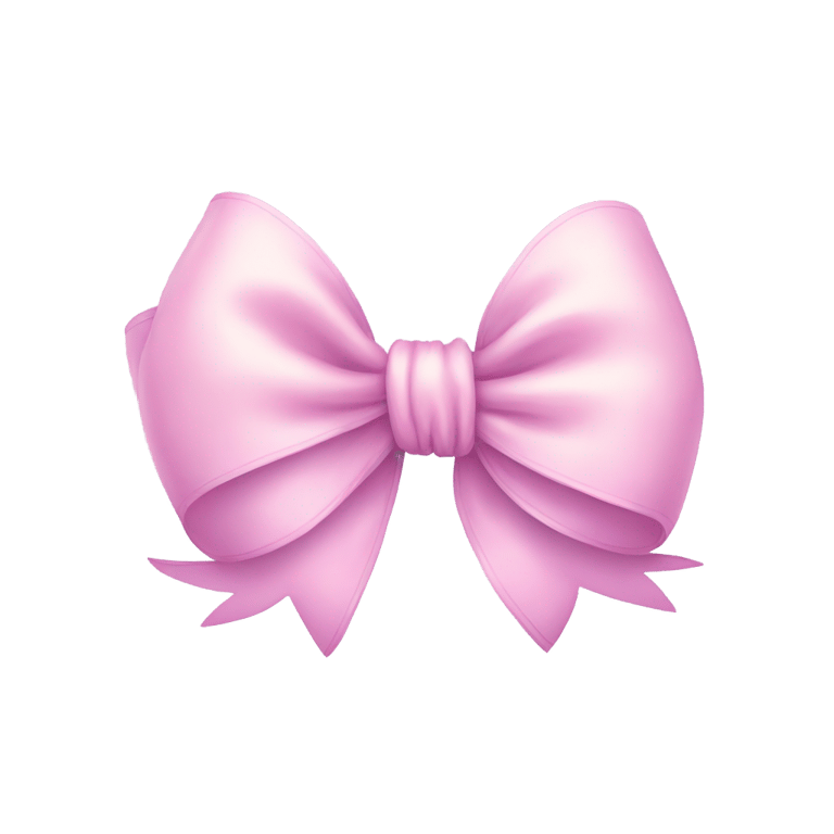 genmoji: cute pastel bow