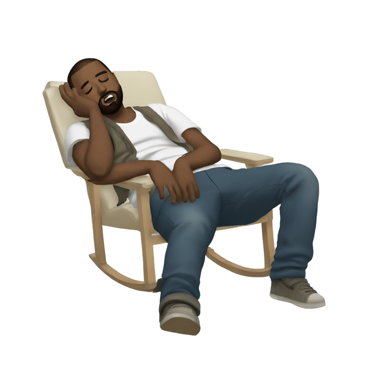 genmoji: kanye drunk