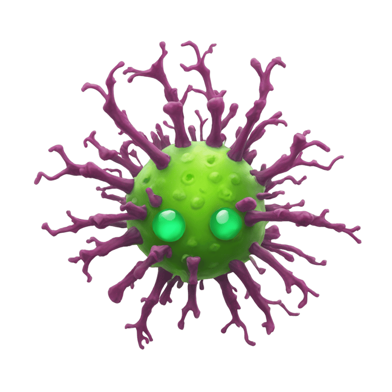 genmoji : Radioactive virus