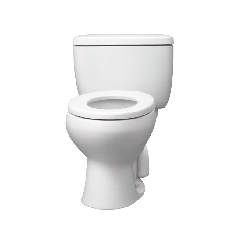 genmoji: Toilet with a head coming out of it