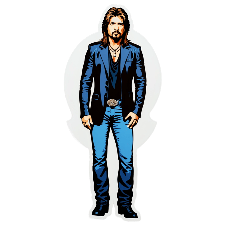 genmoji: Billy ray cyrus with a pussy next to him