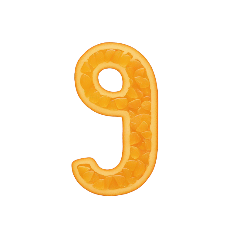 genmoji: Letter j made out of juice