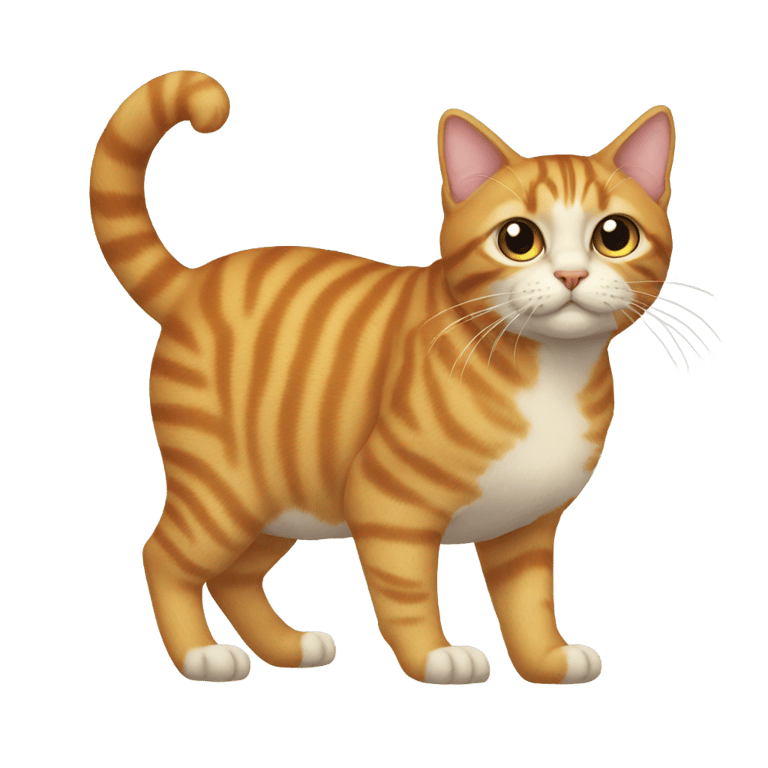 genmoji: A cat with a butt