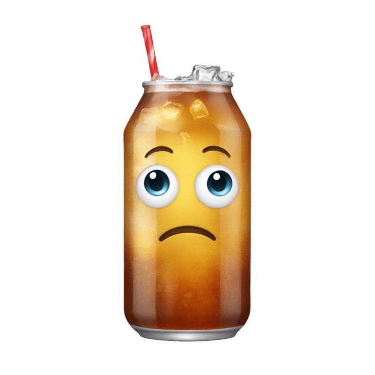 genmoji: Soda Drinking Soda