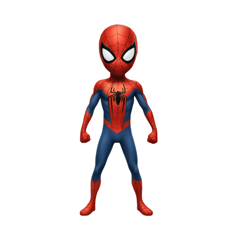 genmoji: A thin spider man standing