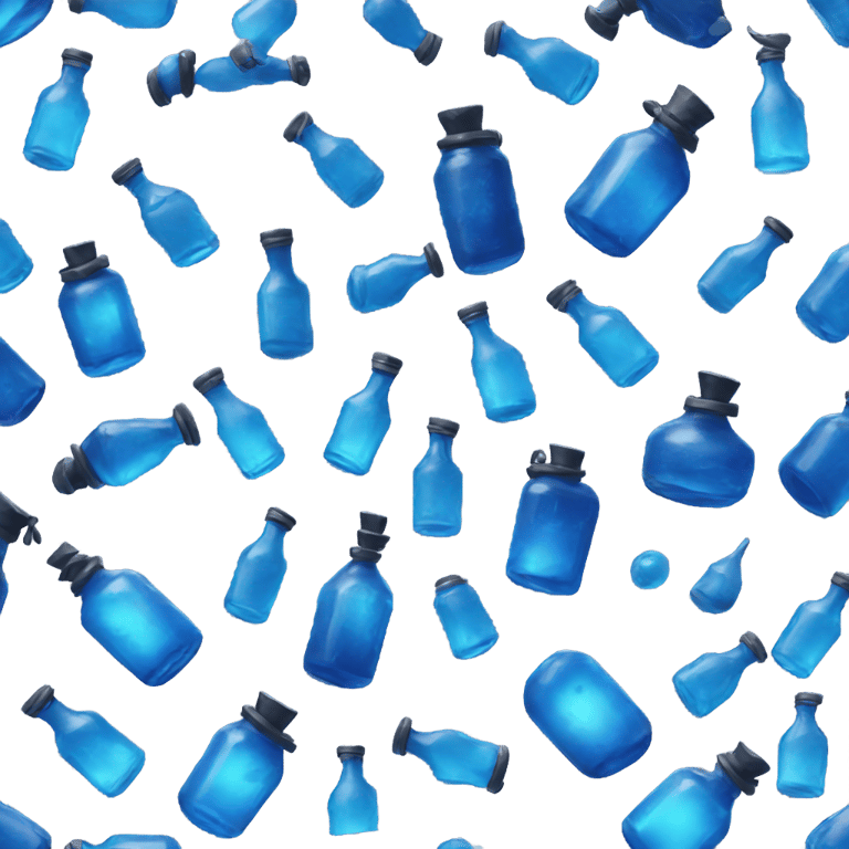 genmoji: Blue Fortnite Mini Potion