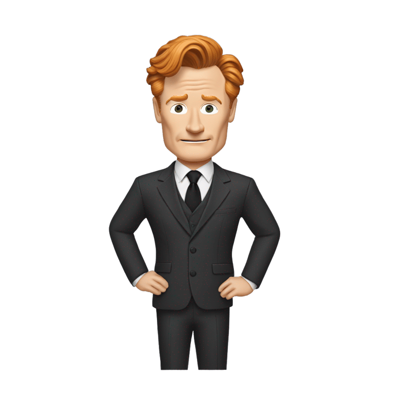 genmoji：conan o’brien no suit