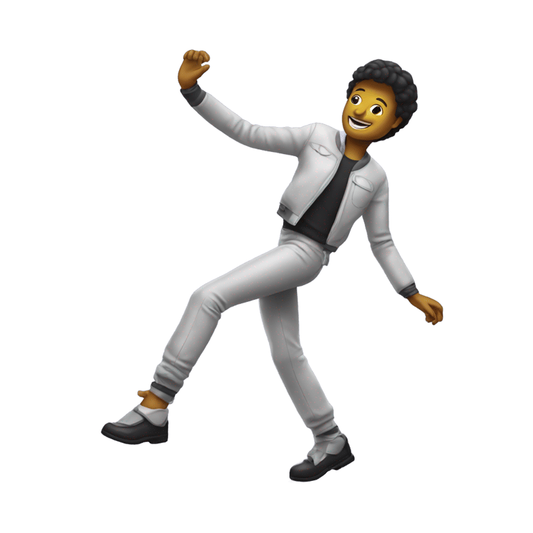 genmoji: Person doing moonwalk