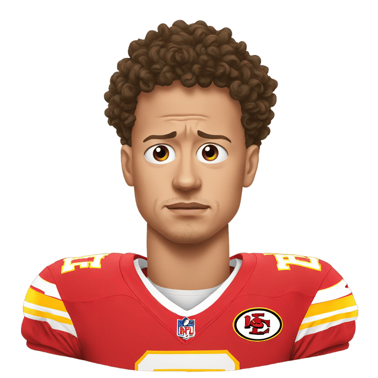 genmoji: Patrick mahomes crying