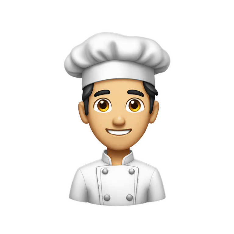 genmoji: zach king as a chef