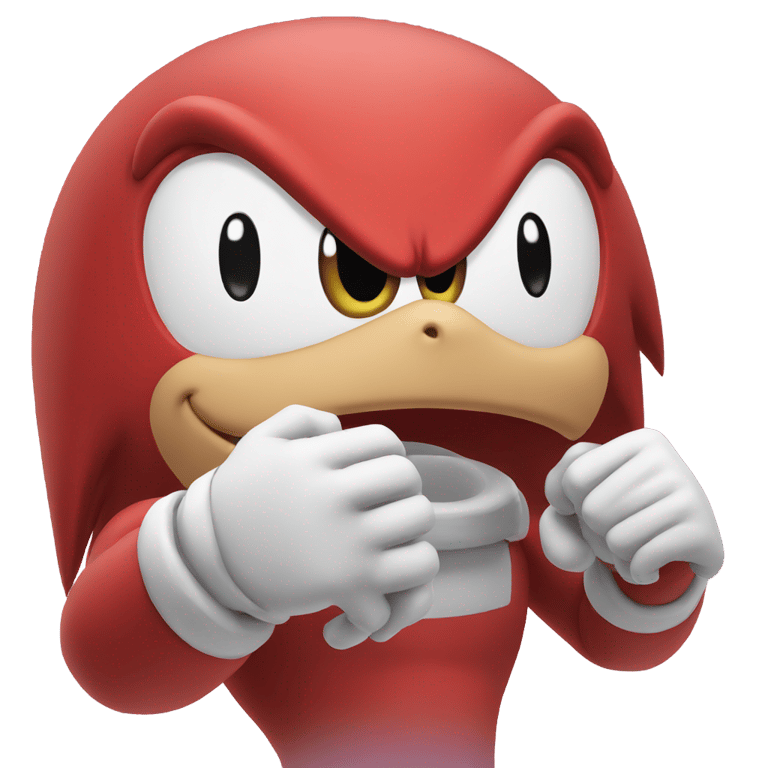 絵文字：Knuckles from sonic