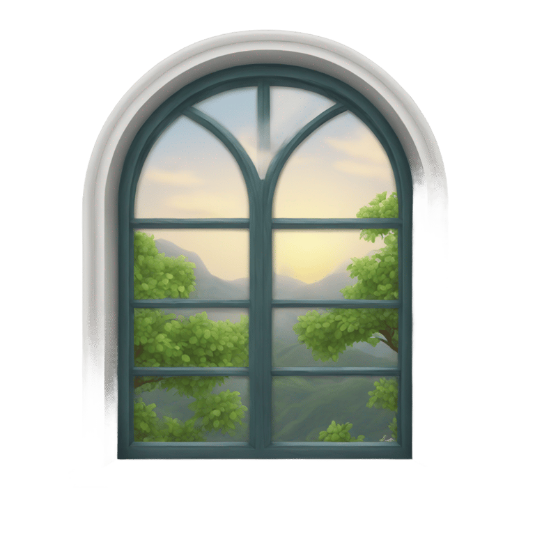 genmoji: Arched windows