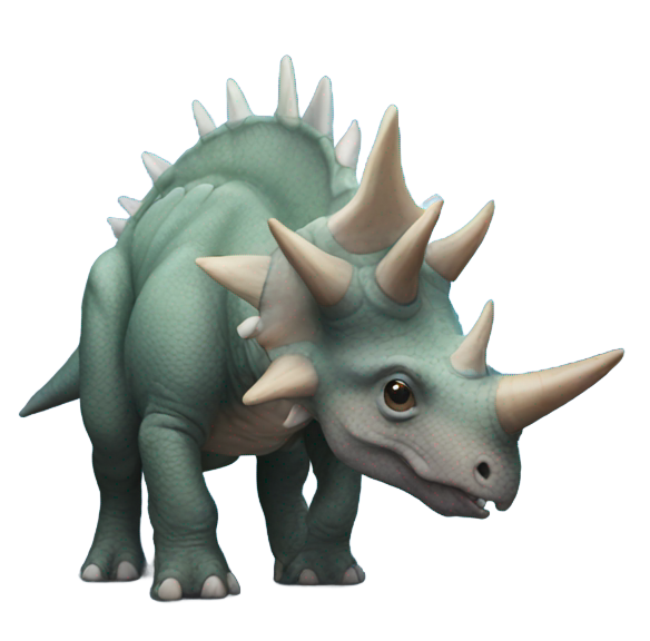 genmoji: Triceratops