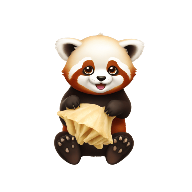 genmoji: Dumpling red panda