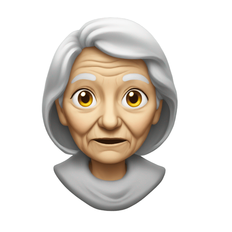 genmoji: evil old woman