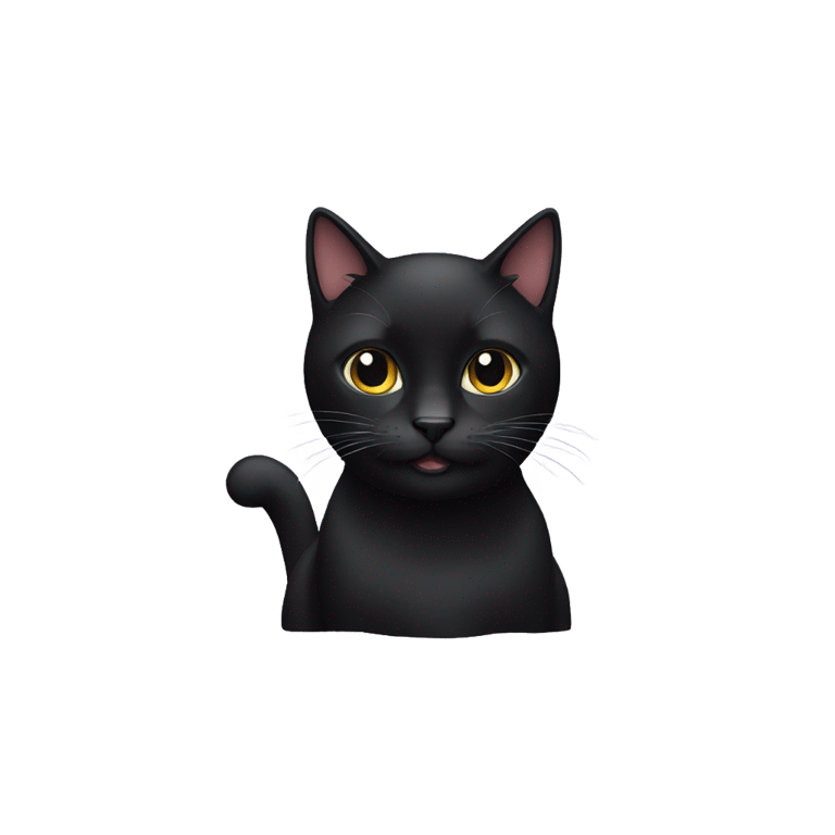 genmoji: black cat