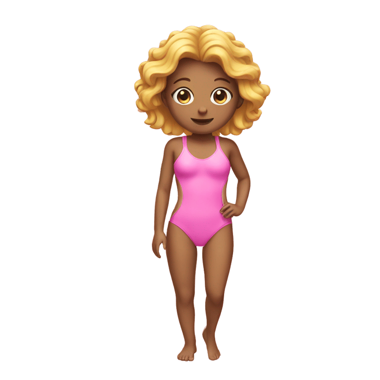 genmoji: A pink swimsuit