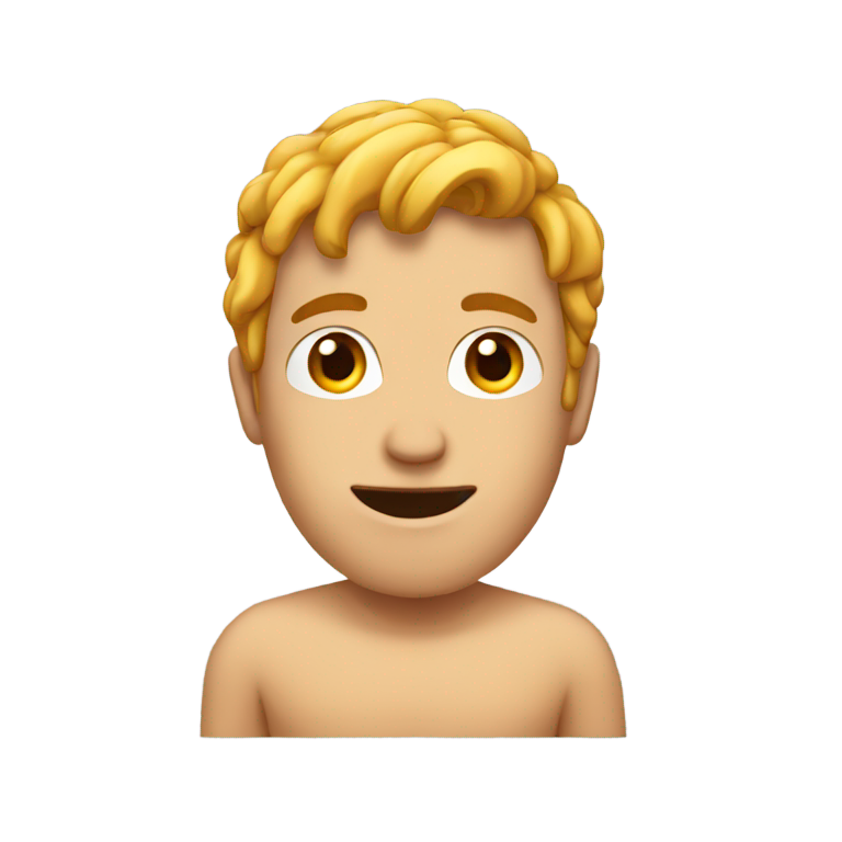 genmoji: guy with penises for hands