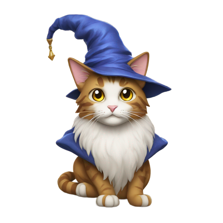 genmoji: Wizard cat