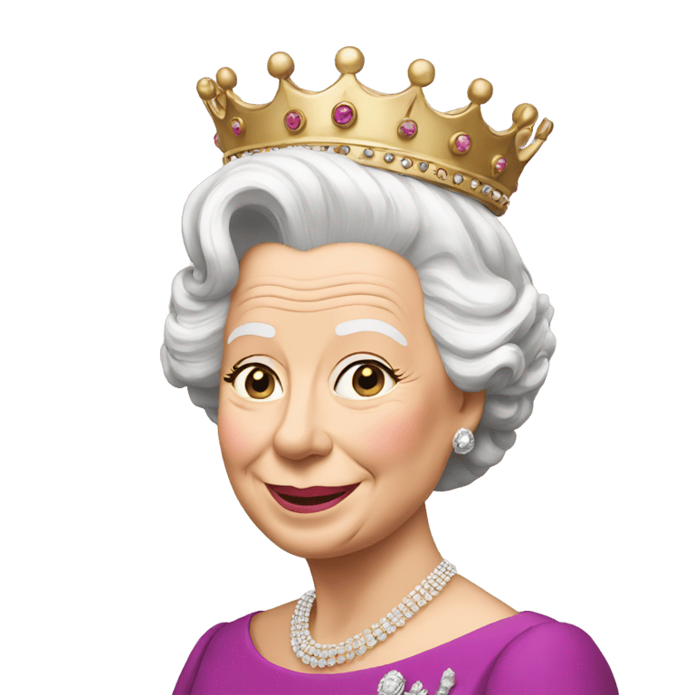 genmoji: Queen Elizabeth II