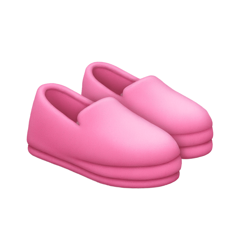 genmoji: Pink slippers