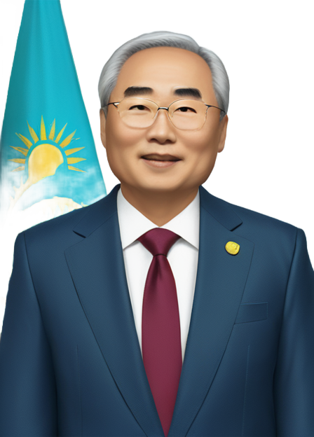 絵文字：The president of Kazakhstan Qassym-Schomart Toqajew