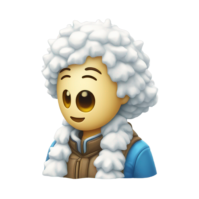 genmoji: Encyclopédie + montagne neige