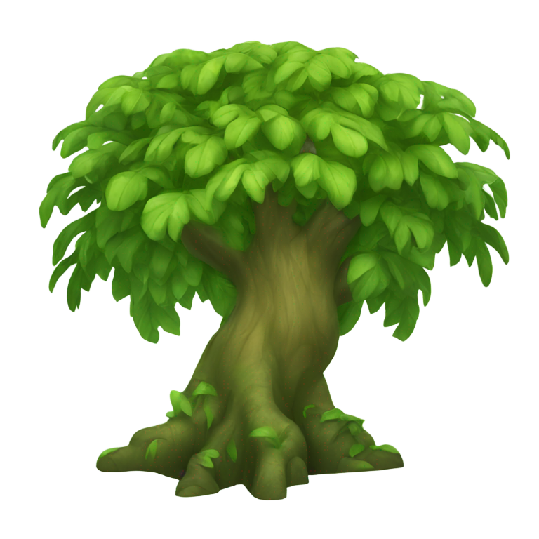genmoji: jungle tree