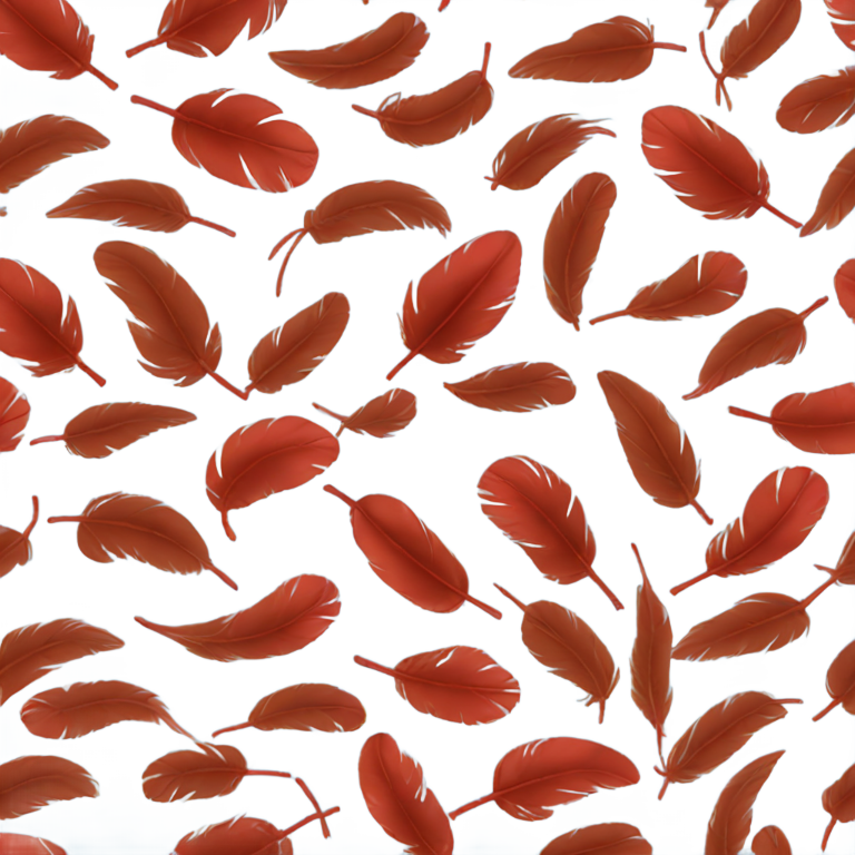 genmoji: peter pan hat with red brown feather
